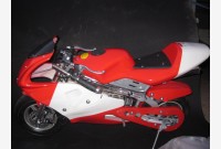 Mini moto BIANCO-ROSSO