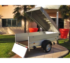 Trasporto cose con coperchio ABS