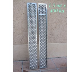 Rampe in Alluminio dritte 1.5 mt - 400 kg
