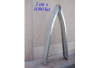 Rampe in Alluminio curve 2 mt - 1000 kg