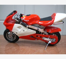 Mini moto BIANCO-ROSSO