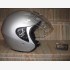 Casco Demi-Jet - Argento Metallizzato - 