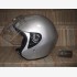 Casco Demi-Jet - Argento Metallizzato - 