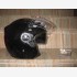 Casco Demi-Jet con visiera parasole - Nero Metallizzato - 