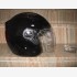 Casco Demi-Jet con visiera parasole - Nero Metallizzato - 