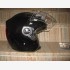 Casco Demi-Jet con visiera parasole - Nero Metallizzato - 