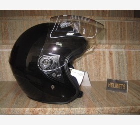 Casco Demi-Jet - Nero Metallizzato - 