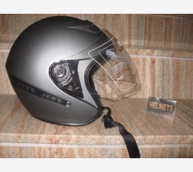 Casco Demi-Jet JEB'S - Grigio Opaco -