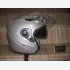 Casco Demi-Jet con visiera parasole - Argento  - 