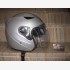 Casco Demi-Jet con visiera parasole - Argento  - 