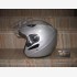 Casco Demi-Jet con visiera parasole - Argento  - 