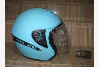 Casco Demi-Jet JEB'S - Azzurro Opaco -