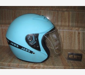 Casco Demi-Jet JEB'S - Azzurro Opaco -