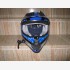 Casco Cross - Blu Metallizzato -