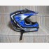 Casco Cross - Blu Metallizzato -