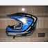 Casco Cross - Blu Metallizzato -