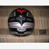 Casco Cross - Argento/Rosso - 